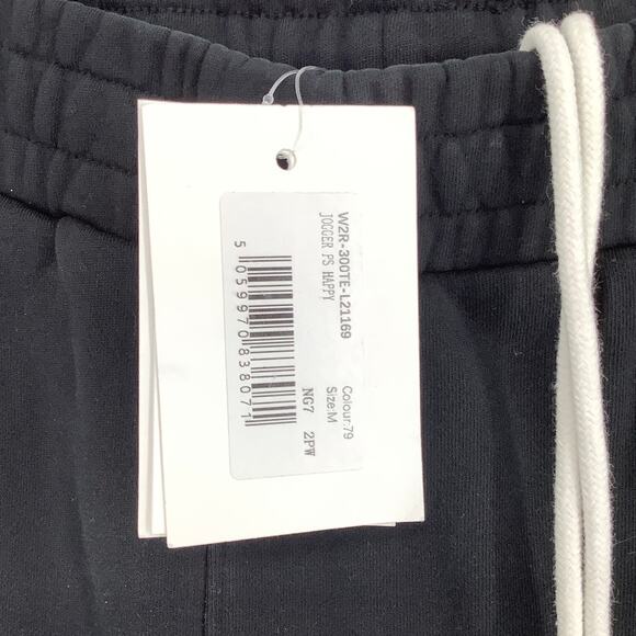 Paul Smith Mens Medium Black PS Happy Cotton Jogger Sweatpants Athleisure K20-7 - Picture 6 of 11